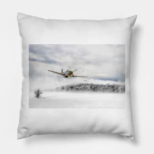 Winter Stallions Pillow