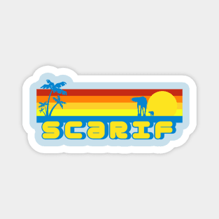 Vintage Scarif Souvenir Shirt Magnet