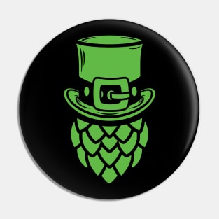 Green Beer Hops for St. Patrick's Day Pin