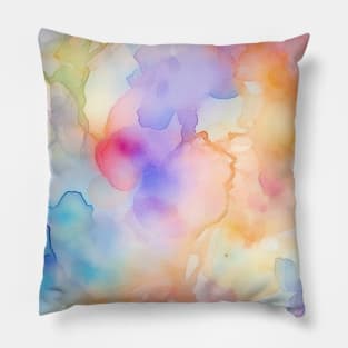 Colorful Watercolor Pattern - 02 Pillow