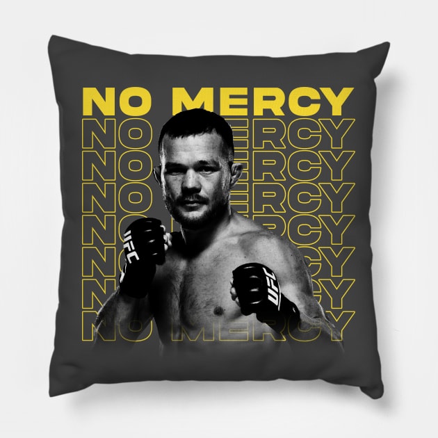 no mercy yan Pillow by rsclvisual