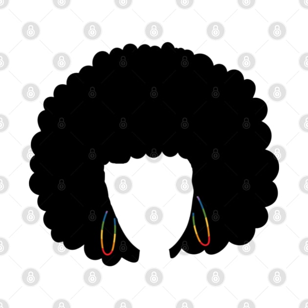 Pride Flag Afro by metanoiias
