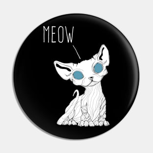 Kitten meow Pin