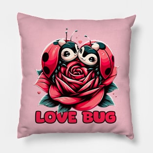 Valentine's Day Love bug xviii Pillow