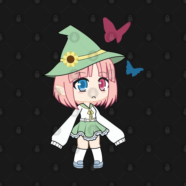 Cute Gacha Gilr - Little Witch by UwU Kitty