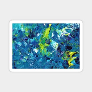 Abstract Oil Painting Pattern Magnet