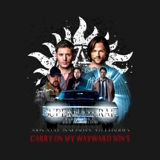 Limited Edition Supernatural Family don't end with Blood 4W Signed T-Shirt