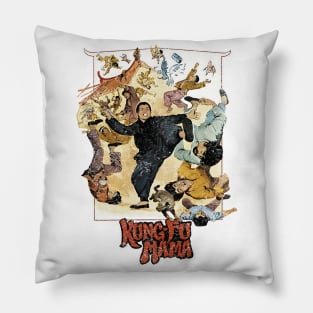 Kung Fu Mama Martial Arts Vintage movie kung fu gift Pillow