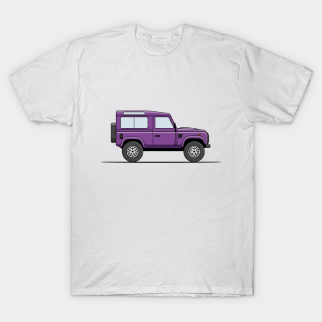 Land Rover Defender - Purple - Land Rover Defender - T-Shirt