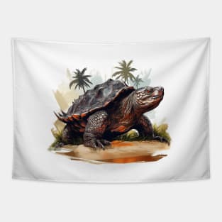 Alligator Snapping Turtle Tapestry