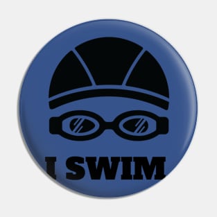 Minimalist Swimmer Tee - I Swim Pin