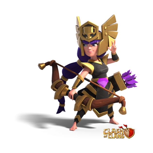 Archer Queen Warrior - Clash of Clans by RW Designs