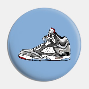 AJ 5 - Street Art - Comic book style Pin