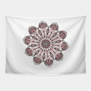 taupe mandala Tapestry