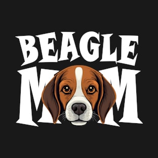 Beagle Mom Cute Dog Mothers Day Womens T-Shirt