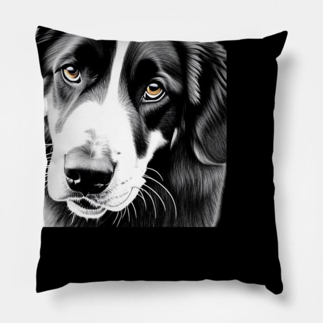 Dog Distraction Pillow by Paper & Pixels