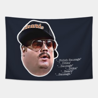 Polish Sausage Bears Ditka Sausage Tapestry