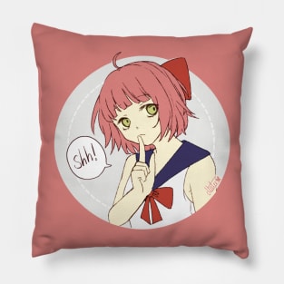 Sailorfuku Girl - Shh Pillow