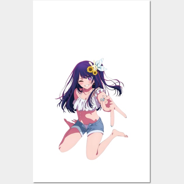 Ai Hoshino Oshi no Ko Anime girl Trending Art Board Print for Sale by  Spacefoxart