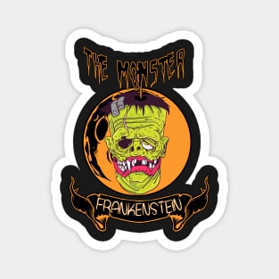 THE MONSTER FRANKENSTEIN-Happy Halloween Magnet