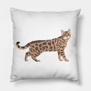 Bengal Cat Pillow