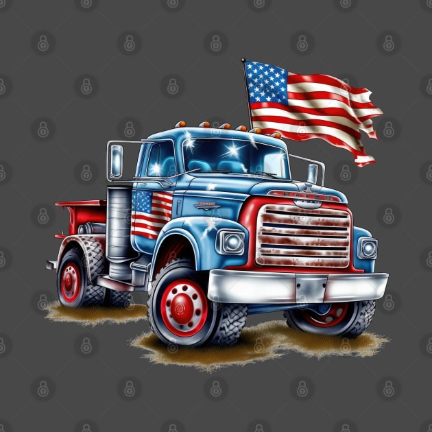 4th of July Ford Truck Design by Kingdom Arts and Designs