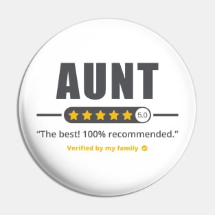 Five Stars Aunt v2 Pin