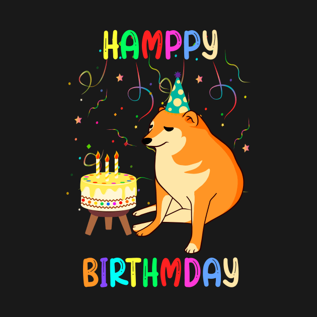 Cheems Happy Birthday Meme Shiba Inu Lovers by Julio Regis