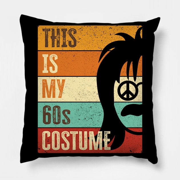 60s Outfit For Men | This Is My 60's Costume | 1960s Party Pillow by auviba-design