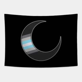 Demiboy Pride Crescent Moon Tapestry