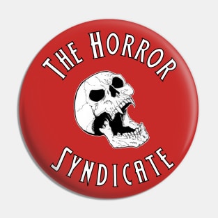 The Horror Syndicate White Skull 2 Pin