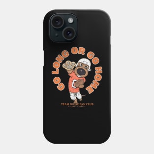 Funny Cute Doxie Dachshund Dog Football Phone Case