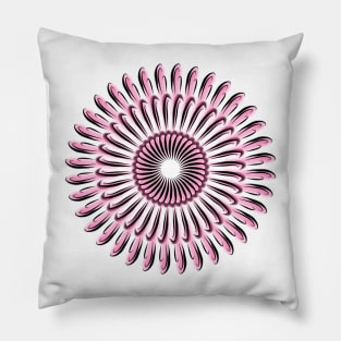 Pink Hook Flower Pillow