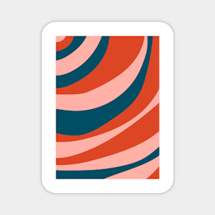 Curved stripes III Magnet