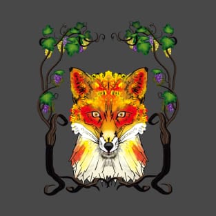 Dignified Fox and Grapes T-Shirt