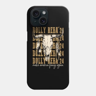 Dolly Reba '24: Chic Tee for Fans of Country Royalty Make America Fancy Again Phone Case