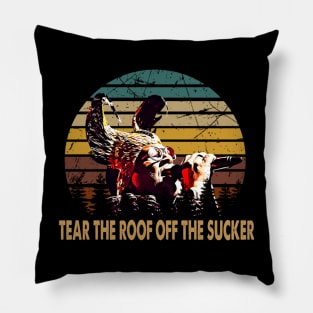 vintage the sucker george clinton color art gift Pillow