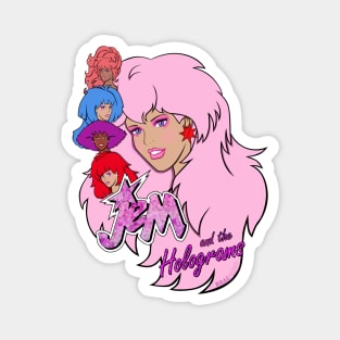 Jem and the Holograms by BraePrint Magnet