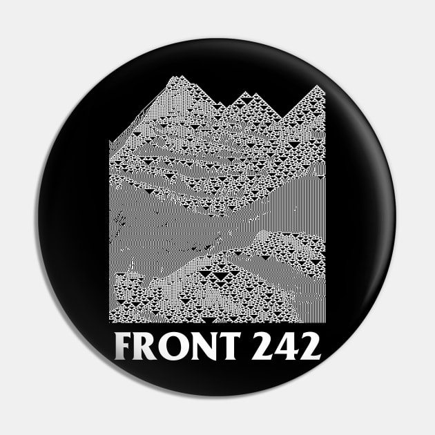 Front 242 //// Tribute Design Pin by DankFutura