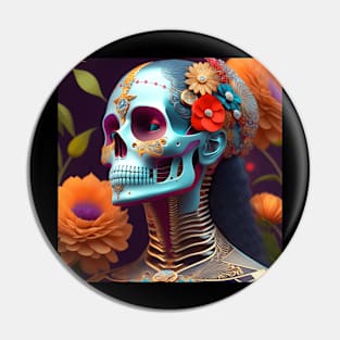 Skeletal Splendor Pin