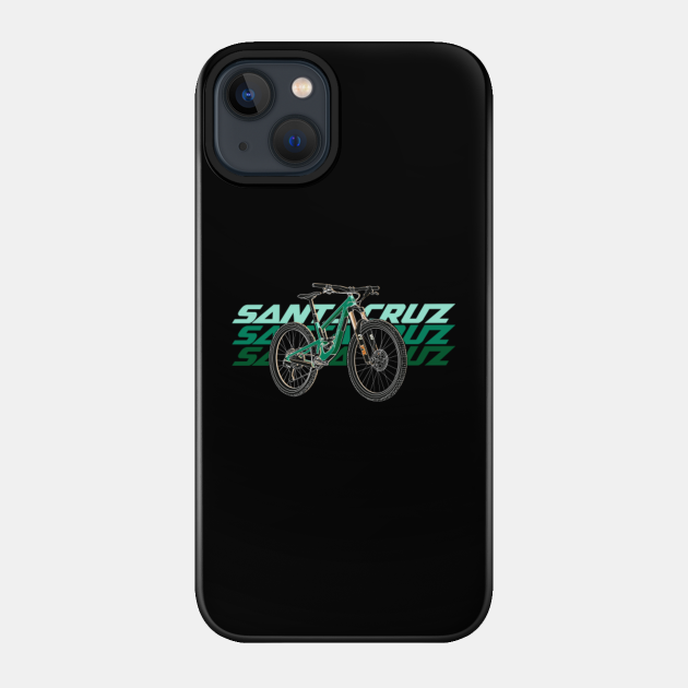 Green santa cruz bike - Santa Cruz - Phone Case