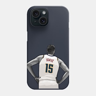 Nikola Jokic Pixel Standing Phone Case