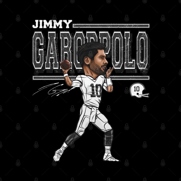 Jimmy Garoppolo Las Vegas Cartoon by danlintonpro