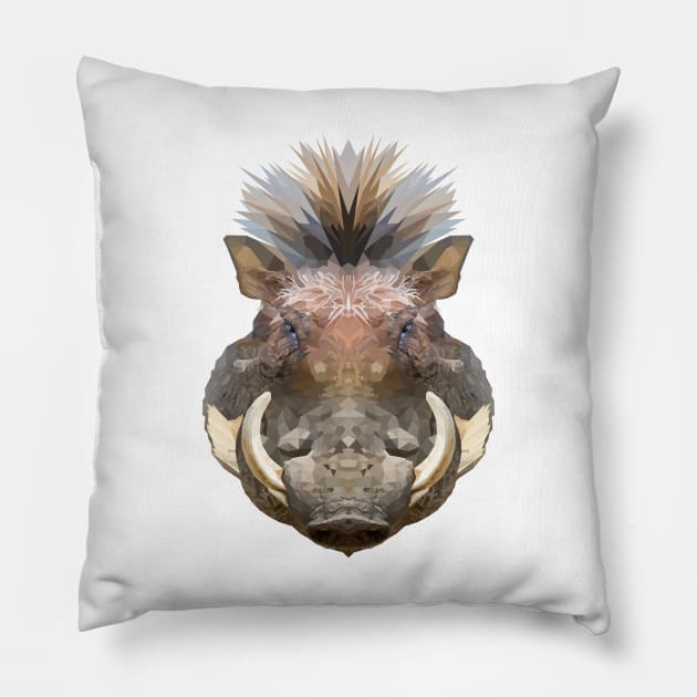 Warthog Pillow by Edwardmhz