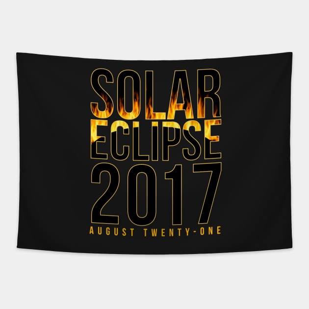 BOLD solar eclipse 2017 shirt Tapestry by dlinca