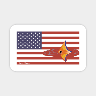 United States of Redfish Magnet