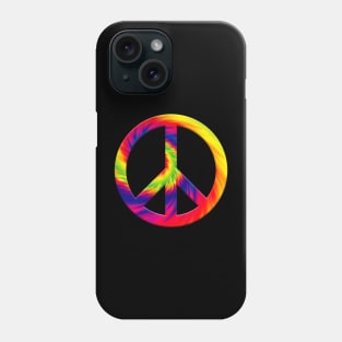 Tie Dyɛ Peace Symbol Phone Case