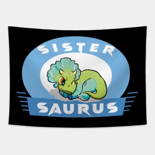 family dinosaur - sister Tapestry