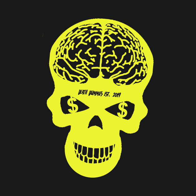 Yellow Skull by DeathDummies