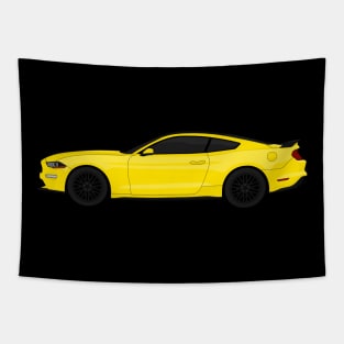 MUSTANG GT YELLOW Tapestry